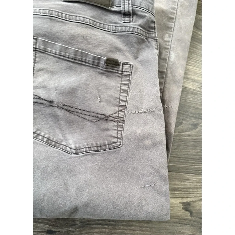 workwear Distressed Faded Rugged Gray pants Utility 36x32 Grunge Blue Collar Y2K - Picture 10 of 12